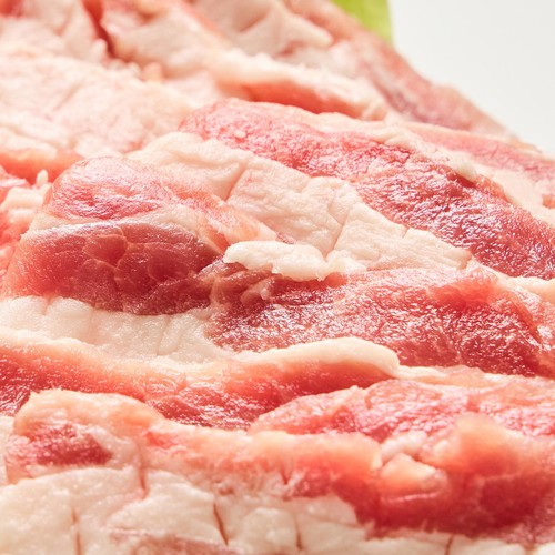 【冷凍】 鹿児島県産黒豚ばら焼肉(サムギョプサル用) 200g