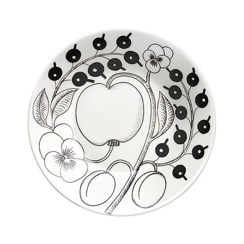 ARABIA アラビア パラティッシ ティーカップ&ソーサー ブラック 280ml