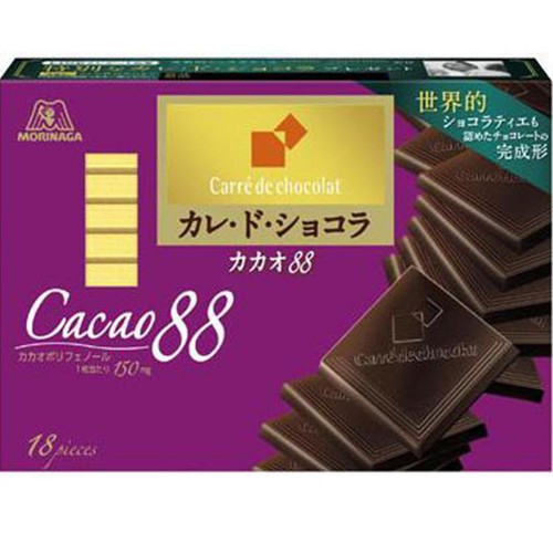 森永 カレ・ド・ショコラカカオ70キャラメル18枚 (4902888269745