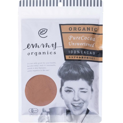 emmy organics オーガニックココア(ピュア) 100g Green Beans