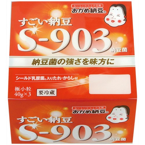 タカノフーズ おかめ納豆 すごい納豆 S-903 (40g x 3個)