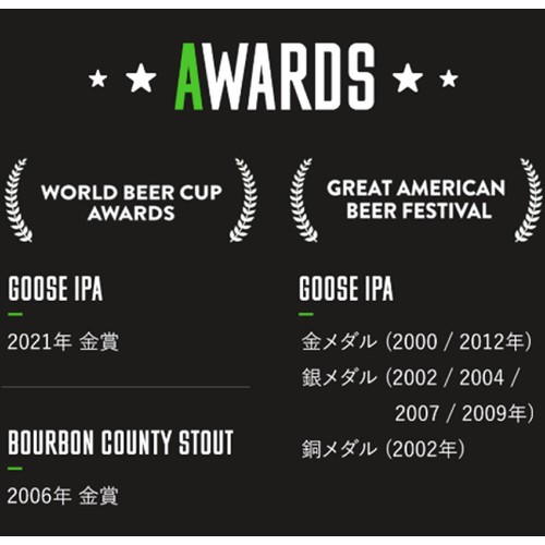 【6%】 ABInBev グースアイランドIPA 1ケース 355ml x 24本
