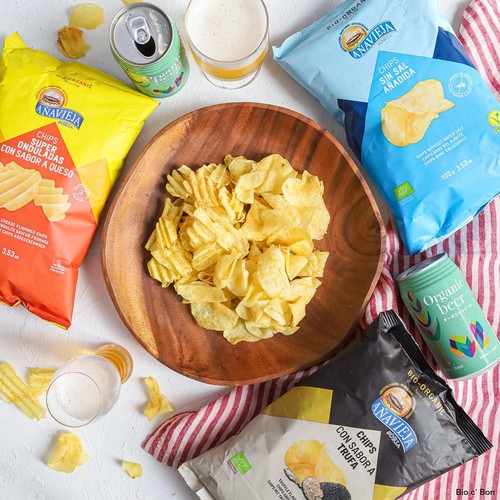 アナヴィエハ オーガニックポテトチップス チーズ風味 100g