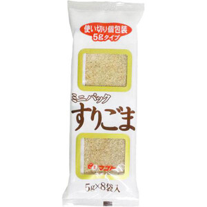 マコト ミニパックすり胡麻白 5g x 8袋入 Green Beans | グリーン