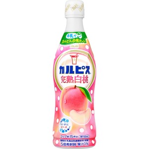 カルピス☆ アサヒ飲料 カルピス 完熟白桃 470ml Green Beans | グリーンビーンズ