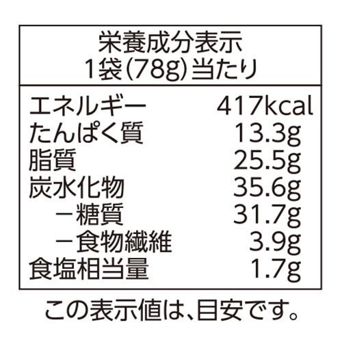 ラーメンスナックピーナッツ入り 増量 78g トップバリュベストプライス