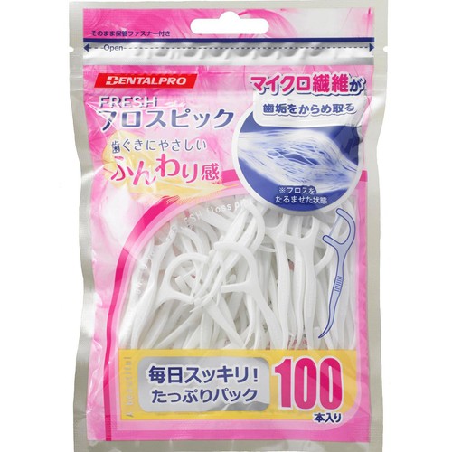 デンタルプロ フレッシュフロスピック 100本入