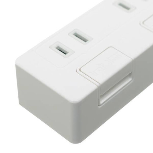 節電スイッチ付コンセント3個口 1.5m ホームコーディ Green Beans