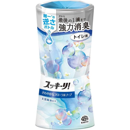 アース製薬 スッキーリ!トイレ用 さわやかなフローラルソープ 400ml