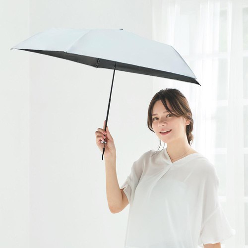 Amame Air UVAir+ 晴雨兼用折りたたみ傘 超軽量 50cm サックス