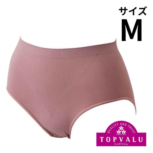 婦人 お尻立体編みショーツ M ピンク トップバリュ