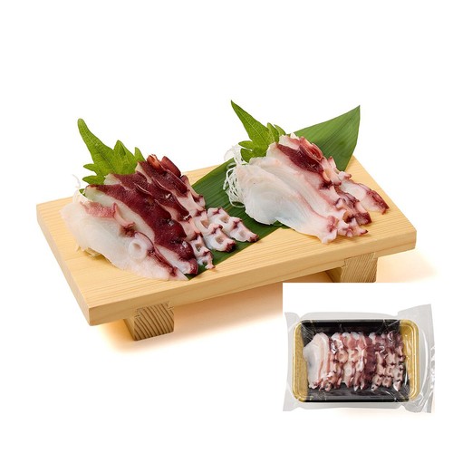 【冷凍】 寿司ネタ 北海道産 たこ足スライス 10枚(80g)