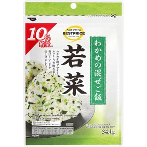 わかめの混ぜご飯 若菜 増量 34.1g トップバリュベストプライス Green
