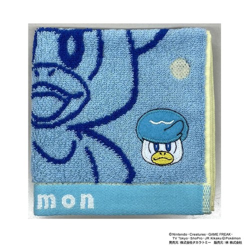 ポケモン タオルハンカチ クワッス 約25 x 25cm Green Beans
