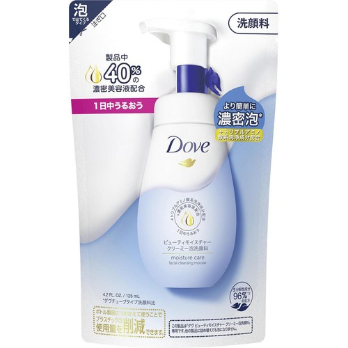 ユニリーバ  ダヴ ビューティモイスチャー クリーミー泡洗顔料 つめかえ用 125ml