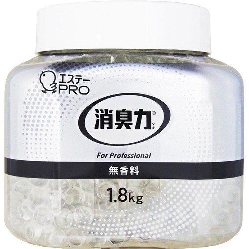エステーPRO 消臭力 業務用 ビーズ 本体 無香料 特大 1.8kg