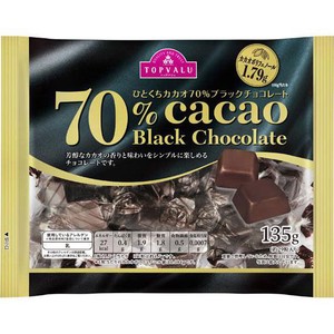 ひとくちカカオ70%ブラックチョコレート 135g トップバリュ Green