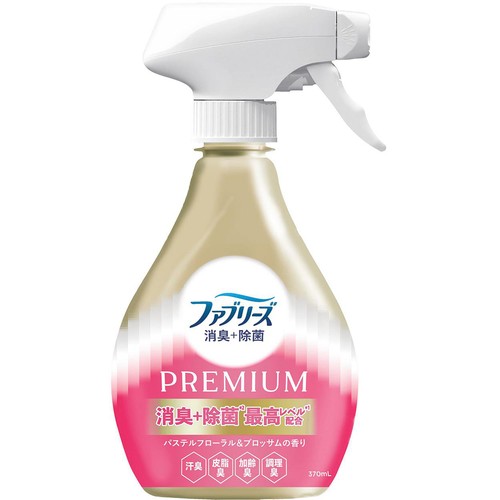 P&G ファブリーズ 消臭+除菌プレミアム パステルフローラル&ブロッサムの香り 本体 消臭スプレー 370mL