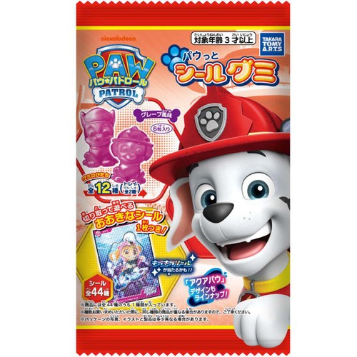 タカラトミーアーツ パウ・パトロールパウっとシールグミ 20g