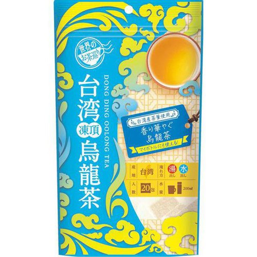 Tokyo Tea Trading 台湾凍頂烏龍茶 ティーバッグ 1.5g x 20包 Green