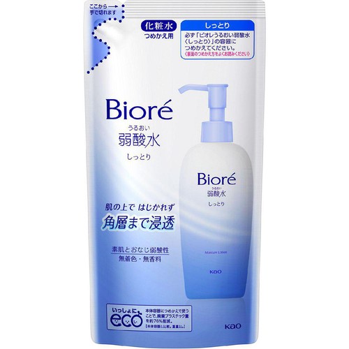 花王 ビオレ うるおい弱酸水 しっとり つめかえ用 180ml