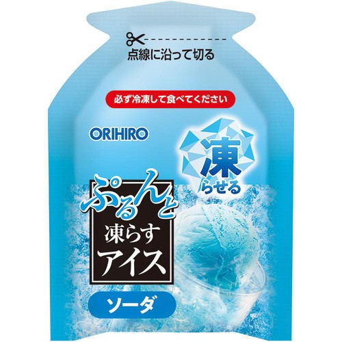 オリヒロ ぷるんと凍らすアイス  ソーダ + コーラ 12個