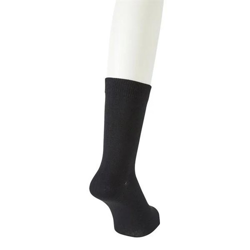 PEACE FIT(ピースフィット) COOL 平無地ハーフ丈ソックス 2足組 紳士 クロ 27ー29cm トップバリュ