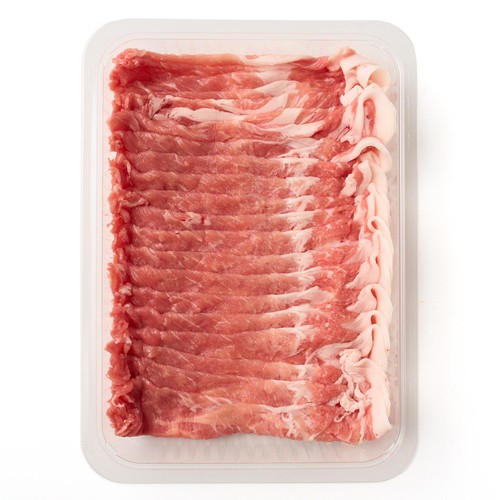 [鮮度+]【冷蔵】とうほく三元豚 かたロースしゃぶしゃぶ用 (国産) 320g-380g