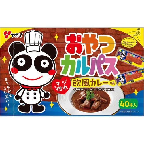 ヤガイ おやつカルパス 欧風カレー味 BOX 40本入り Green Beans
