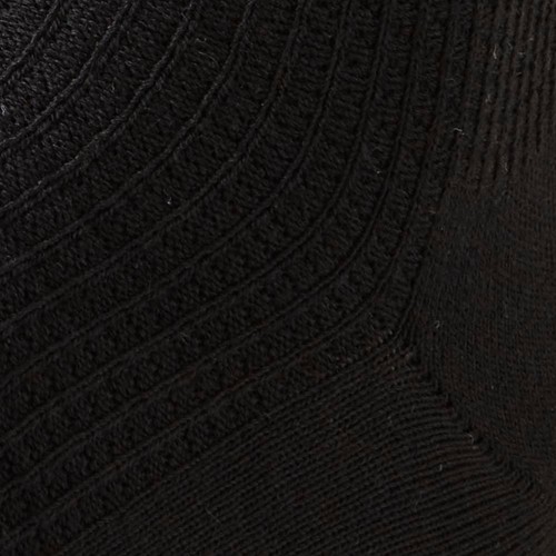3足よりどり ワッフルショート丈ソックス 紳士 クロ 25ー27cm トップバリュ