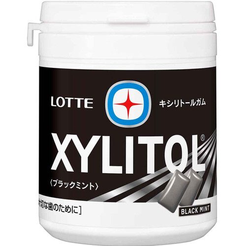 新品　ロッテ　キシリトールガム　ミント　血圧　３６個　ボトル【賞味期限間近】 ロッテ キシリトールガム ブラックミント ファミリーボトル 133g