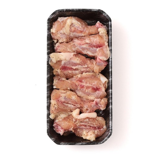 【冷蔵】 若どり骨付バックリブ味付焼肉用(塩こしょう) 180g
