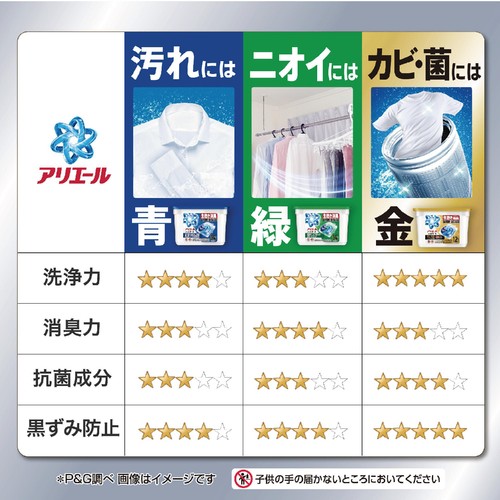 P&G アリエール ジェルボール プロパワー 超抗菌 本体 洗濯洗剤 12個入