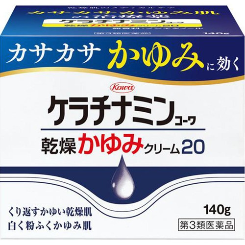 【第3類医薬品】ケラチナミンコーワ乾燥かゆみクリーム20 140g