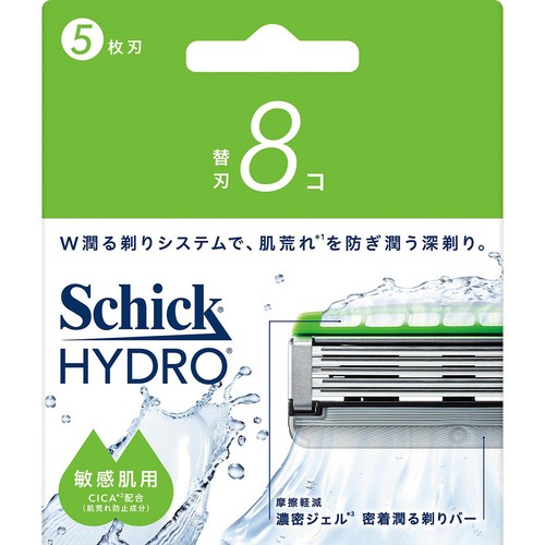 シック ハイドロ 敏感肌 5枚刃 替刃 8コ