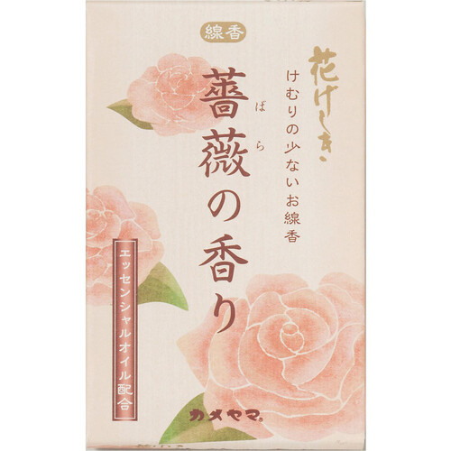 カメヤマ 花げしき 薔薇の香りミニ寸 50g