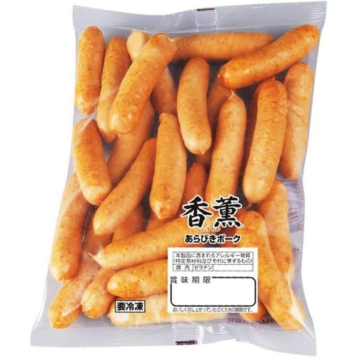 【冷凍】プリマハム 香薫 あらびきポークウインナー(大容量パック) 500g