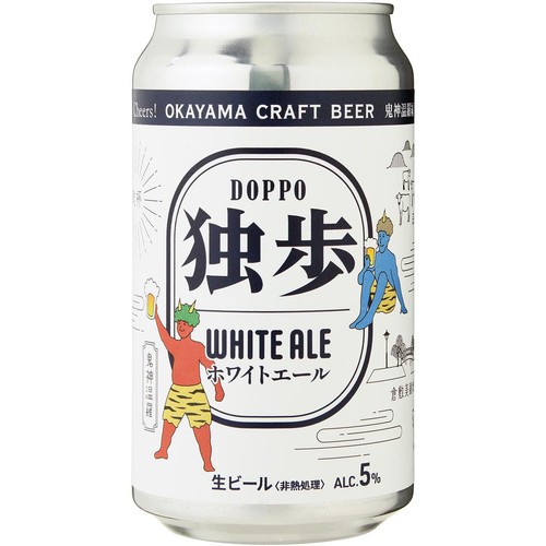 【5%】 宮下酒造 独歩 ホワイトエール 鬼神温羅編 350ml