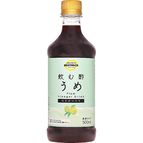 飲む酢 うめ 500ml トップバリュベストプライス