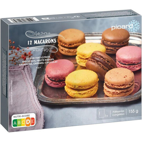 マカロンのページになります ピカール 4種類のマカロン レモン・スペキュロス・赤いフルーツ
