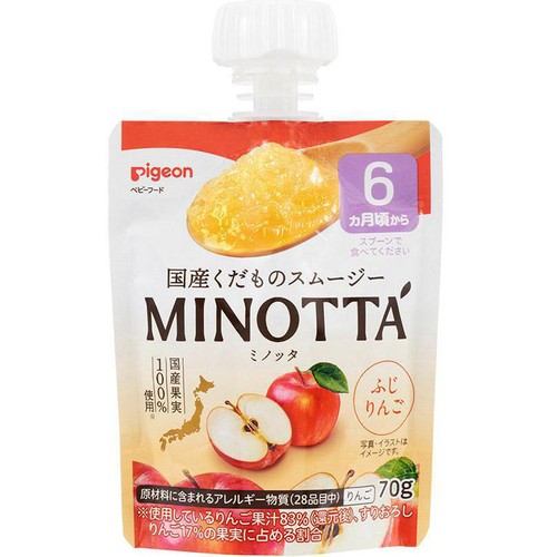 ピジョン MINOTTA6個セット 6ヵ月頃から 420g(3種 x 2個入)
