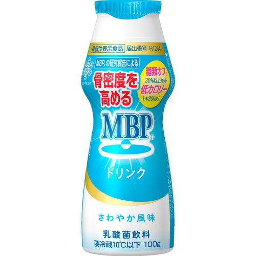 雪印メグミルク MBPドリンク 糖類オフ・低カロリー 1ケース 100g x 12本