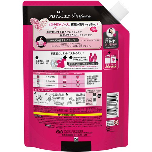 P&G レノアアロマジュエル アンティークローズの香り つめかえ用 超特大サイズ 香り付けビーズ 1410mL