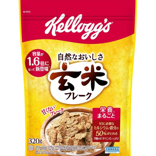 日本ケロッグ 玄米フレーク 320g Green Beans | グリーンビーンズ by AEON 日本ケロッグ 玄米フレーク 320g Green Beans | グリーンビーンズ by AEON