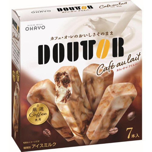 オハヨー ドトール カフェ・オ・レアイスバー 45ml x 7本入