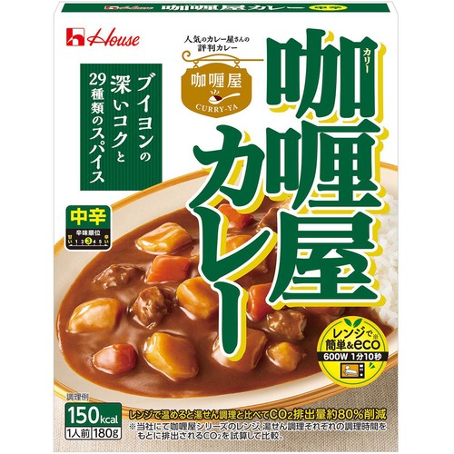 ハウス食品 カリー屋カレー 中辛 1人前 180g