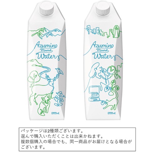 ゴールドパック ミネラルウォーター Azumino Mineral Water 1ケース