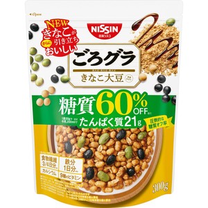 日清シスコ ごろグラ 糖質60%オフ きなこ大豆 300g Green Beans