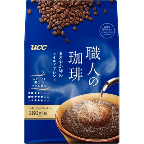 UCC上島珈琲 【粉】職人の珈琲 まろやか味のマイルドブレンド 280g