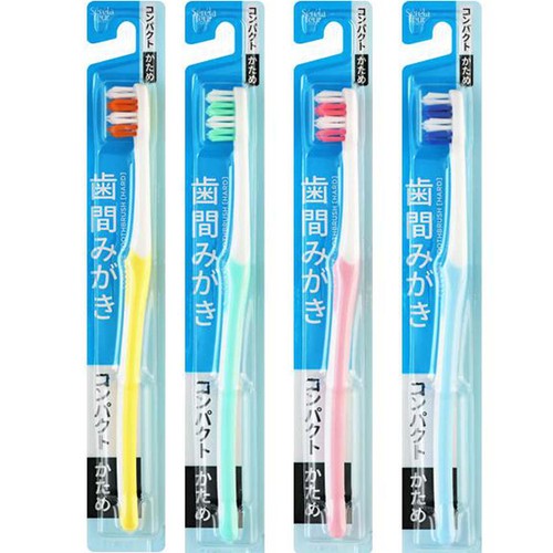 セレラトゥール 歯間みがきハブラシ コンパクト かため 1本 Green